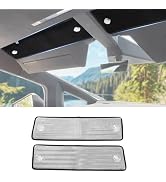 JOYTUTUS Sun Visor Extension for Cybertruck, 2 Pack Windshield Sunshade Reflective Sun Visor, Fol...