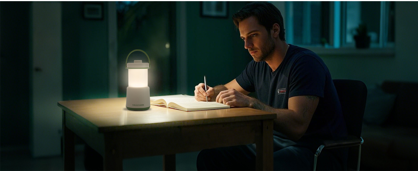 HALOSTORMS emergency light for stormiest nights reading