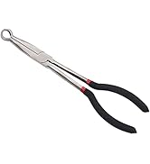 Ruibapa Spark Plug Removal Pliers 11inch Long Reach Hose Grip Pliers For Car P-027