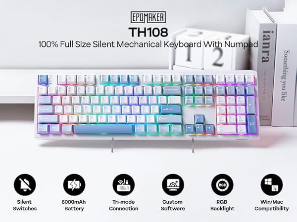 TH108 Wireless Gaming Keyboard