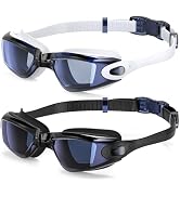 Braylin Kids Swim Goggles, 2-Pack Swimming Goggles for Children, Teens, Boys or Girls, Swim Pool ...