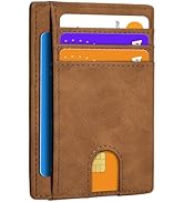 XZVXZV Slim Minimalist Wallet for Men,Front Pocket Wallet RFID Blocking Small Thin Credit Card Ho...