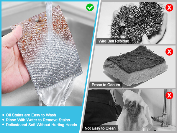 wire rags for cleaning