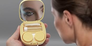 portable contact lens case