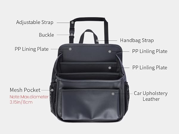 car seat pocket organizer