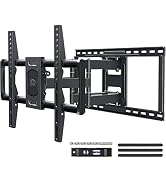 Mounting Dream UL Listed TV Wall Mount Bracket for Most 42-90 Inch TVs, Full Motion TV Mount with...