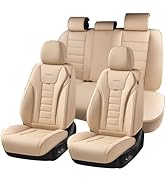 Coverado Car Seat Covers Full Set, Seat Covers for Cars, Front Seat Covers and Back Seat Cover Wa...
