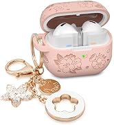 VISOOM Case for Samsung Galaxy Buds 3 Pro and Galaxy Buds 3 (2024) Silicone Earbuds Case Cover Wo...
