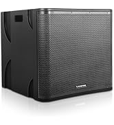 Sound Town CARME Series 1600W 18" Powered Subwoofer with DSP, LPF, Birch Plywood, Black (CARME-18...