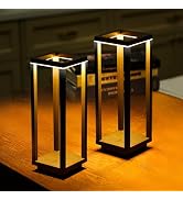 Metal Outdoor Table Lamp 2 Pack