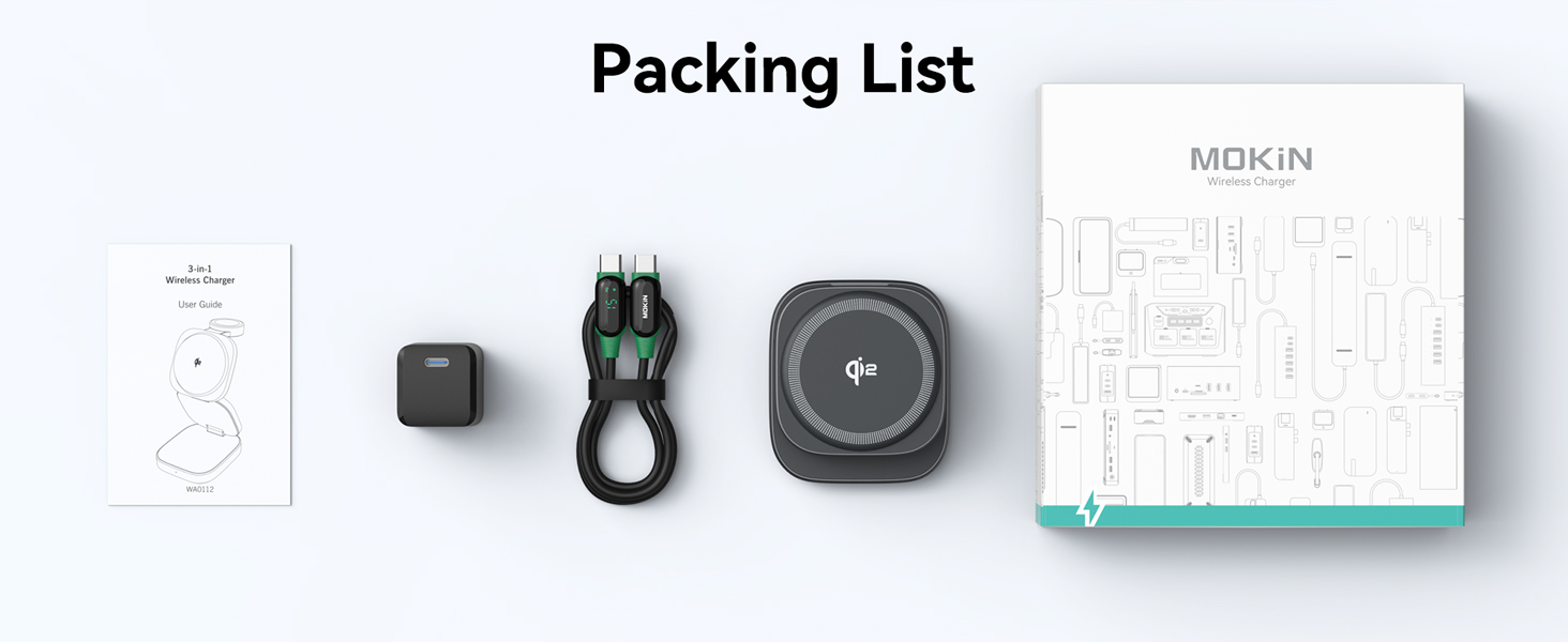 3 IN 1 WIRELESS CHARGING