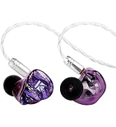 KBEAR Cepheus KB16 2DD+6BA Drivers Hybrid in Ear Monitor Headphone (Purple) | 6mm Soft Diaphragm ...