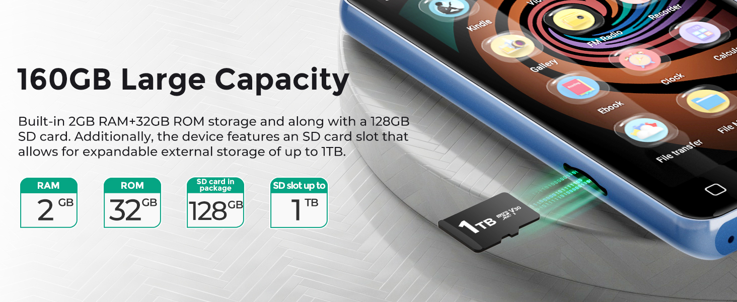 mp3 player with bluetooth and wifi