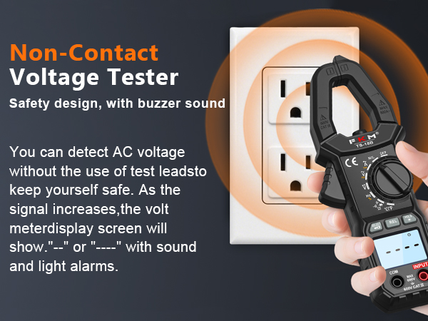 digital clamp meter multimeter,non-contact voltage tester