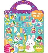 Benresive Reusable Sticker Books for Kids, Sticker Books for Toddlers, Toddler Travel Toys Activi...