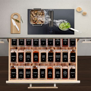spice jars for drawer