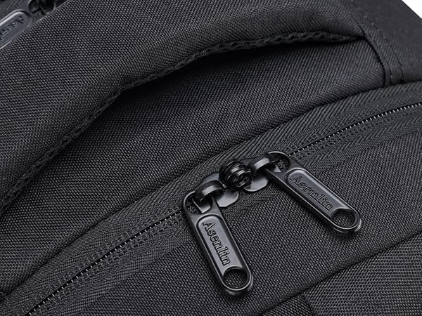 Sturdy and durable black zippers