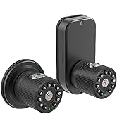 BOTHSTAR Double Sided Keyless Door Knob Lock with Fingerprint and Keypad, Smart Doorknob with Dua...