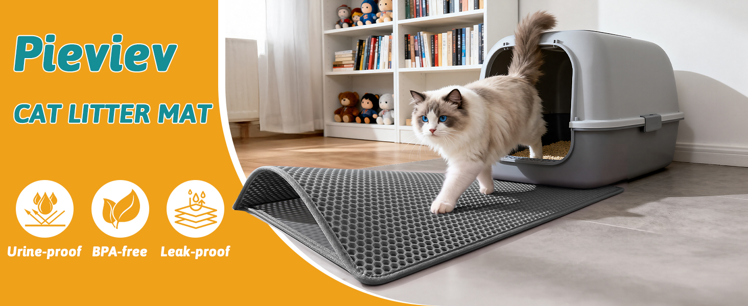 cat litter mat