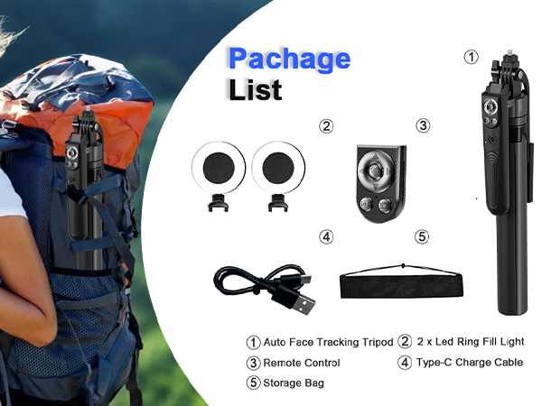 auto face tracking tripod