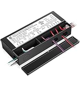 inShareplus 200W Dimmable LED Driver, 12V Triac Power Supply, AC to DC Transformer for LED Light,...