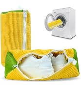 Shoe Washing Machine Bag,2PCS Reusable Shoe Washing Bag for Washer and Dryer,Laundry Shoe Bag for...