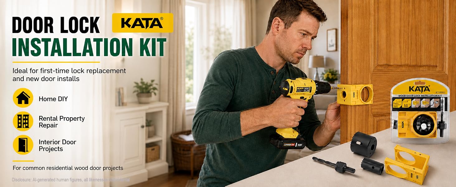 Door Lock Installation Kit