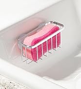 sponge in holder on sink
