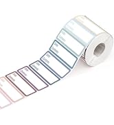 1000Pcs Removable Food Labels,1 x 3 Inch Colored Freezer Labels Date Stickers Waterproof Oil Food...
