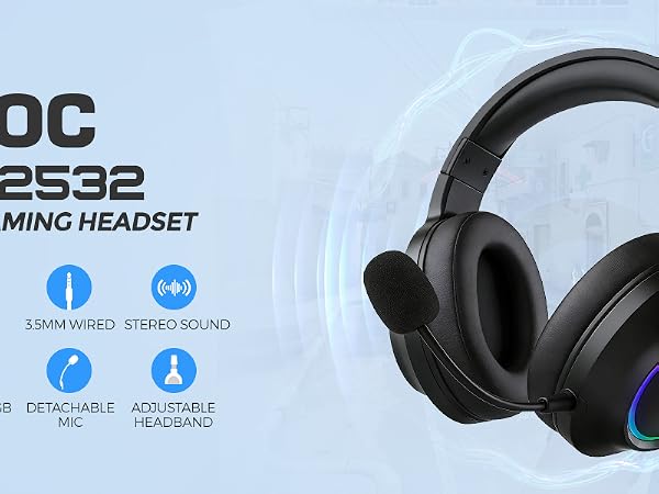 aoc tri-mode gaming headset