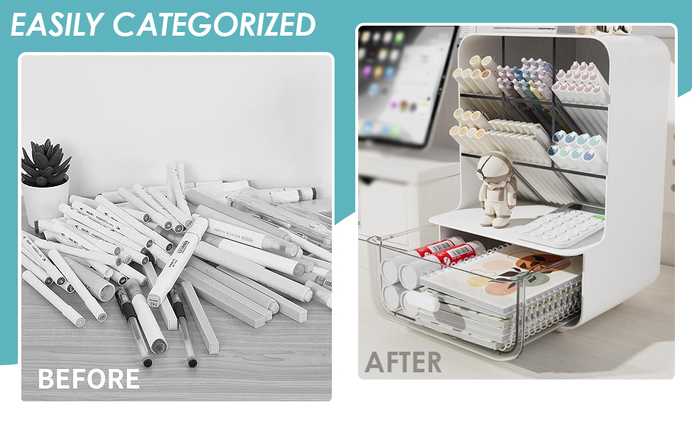 Multi-Functional Pencil Holder with Drawer 1