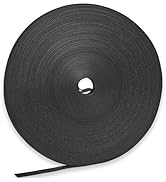 40 Yard x 1/2 Inch Adjustable Cable Straps Roll Black Reusable Fastening Cable Ties Free Cut Leng...