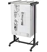 Adir Mobile Blueprint Storage - Horizontally Adjustable Vertical Poster Display Rack/Plans Holder...