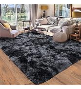 Quntue 8x10 Area Rugs for Living Room, Ultra Soft Large Shag Living Room Rug Fluffy Rug Carpet fo...