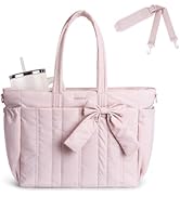 MOSISO Bow Tote Bag for Women, 15.6 inch Large Capacity Shoulder Bags Handbag Tote Bag for School...