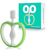 Love Noobs Training Baby Toothbrush, Silicone Baby Teething Toys for 6-12 Months Baby Teething Re...