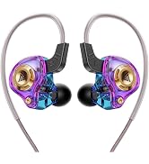 Wired Gaming Earbuds in-Ear Headphones HiFi Game Head Phones in Ear Monitors Deep Bass Sound Wire...