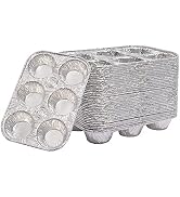 Waytiffer Muffin Pan 6-Cup Cupcake Aluminum Pans Favorite Muffin Tin Size for Baking Cupcakes - S...