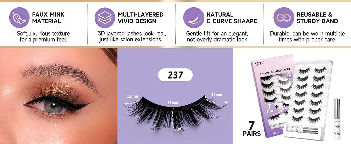 Spiky eye lashes fake lashes