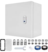 CXCESNS Outdoor Electrical Box 16 x 16 x 8”D NEMA 4X Enclosure Steel Box, Waterproof & Dustproof ...