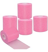 4 Pieces Pre-Wrap Foam Underwrap Athletic Foam Tape Breathable Pre Wrap Athletic Tape for Hair Wr...