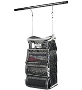 carry on luggage closet hanging packing cubes portable closet shirt and tie luggage organizer