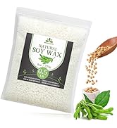 Soy Wax, Waxcanpy Natural Candle Wax, Organic Soy Wax for Candle Making from Farm, No Harmless, A...