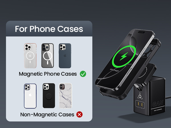 PISEN 4-in-1 Wireless Charging Station