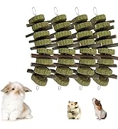 kathson Rabbit Chew Toys,Bunny Grind Teeth 100% Natural Organic Apple Wood Stick Improve Rodent H...
