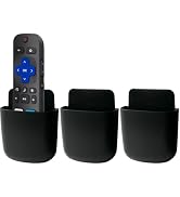 noonebutyou 3 Pcs Remote Control Holder Wall Mount Self Adhesive Remote Case Hole-Free Storage Or...