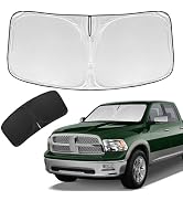 for Dodge RAM 1500 Sun Shade Sunshade Windshield Cover - 4 Layers Front Window Shade for or 2019-...