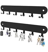 Suzurana 2 Pack Key Holder for Wall,Key Hooks,Key Holder Wall Mount Self Adhesive, Key Rack Wall ...