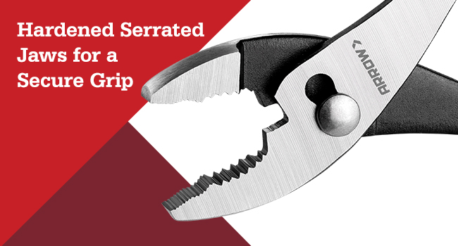 Hardened Serrated Jaws for a Secure Grip