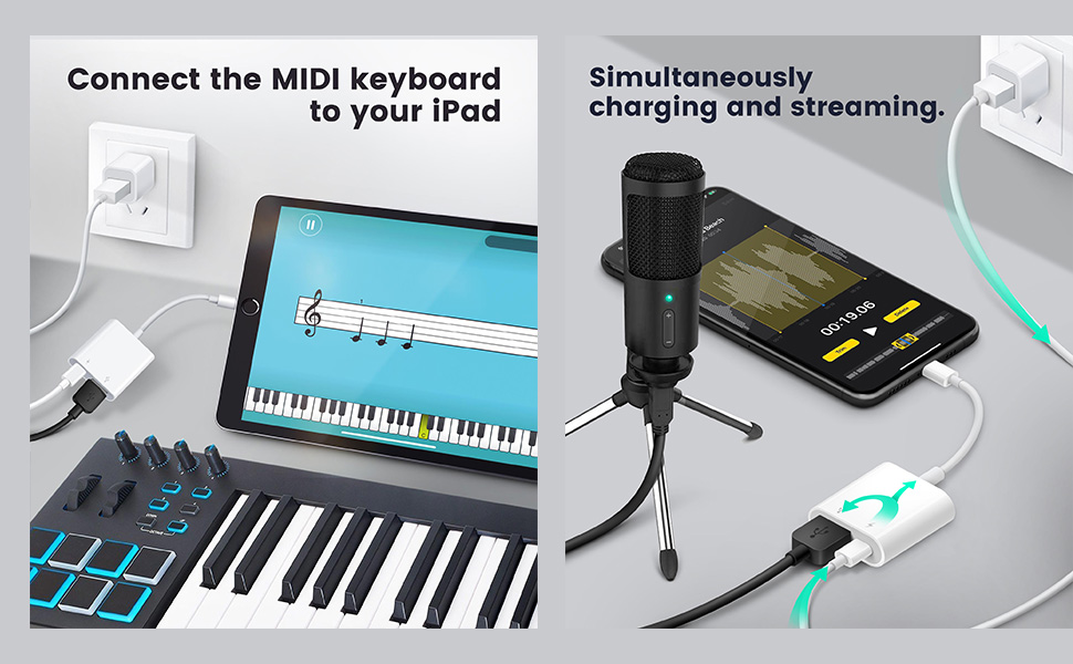 USB Lightning Adapter for iPhone/iPad